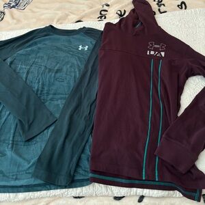 Boys L Under Armour long sleeve tshirts